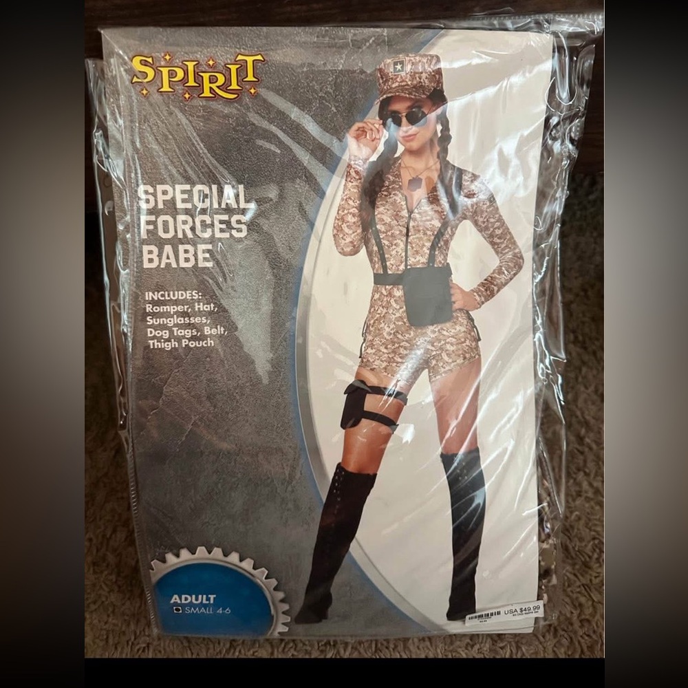 Spirit Camouflage Forces Costume